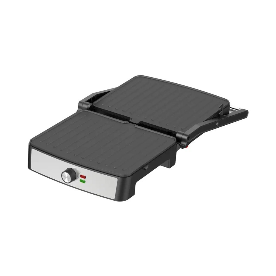 Гриль контактный Grunhelm G2206 2200 Вт черный Київ - зображення 4