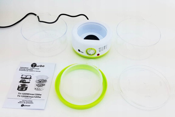 Пароварка электрическая Turbo TV-1205W 1200 Вт Киев - изображение 6