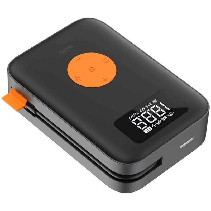 Автомобильный насос WIWU Ai003 Cordless Tire portable smart air pump Херсон - зображення 3