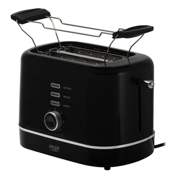 Тостер Adler AD 3224 black 850 Вт черный Київ - зображення 1