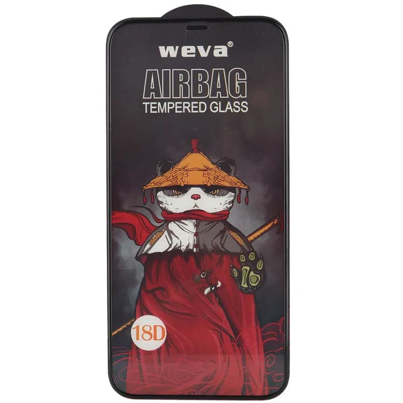 Защитное 2.5D стекло Weva AirBag (тех.пак) для Apple iPhone 12 Pro Max (6.7") Херсон - изображение 1