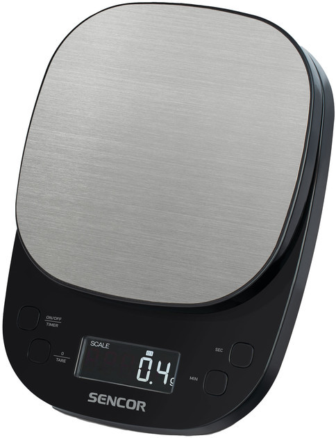 Весы кухонные Sencor SKS0804BK 2 кг черные Київ - зображення 1