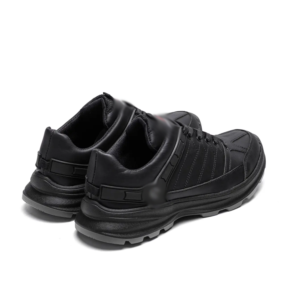 Мужские кожаные кроссовки Clasic Black Київ - зображення 4