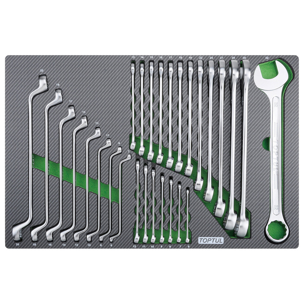 Тележка с инструментом (BUMPER SERIES) 7 секций 413ед. серый TOPTUL GE-41330 Харків - зображення 3