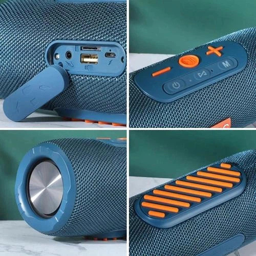 Колонка портативная Bluetooth T&G TG341 blue синяя Киев - изображение 4