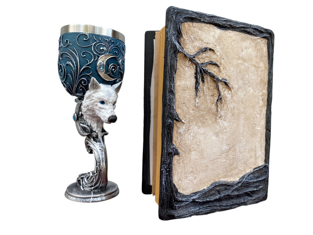 Подарочный набор Бокал 3 Волк и Блокнот 3 «Тень Ворона» Київ - зображення 2