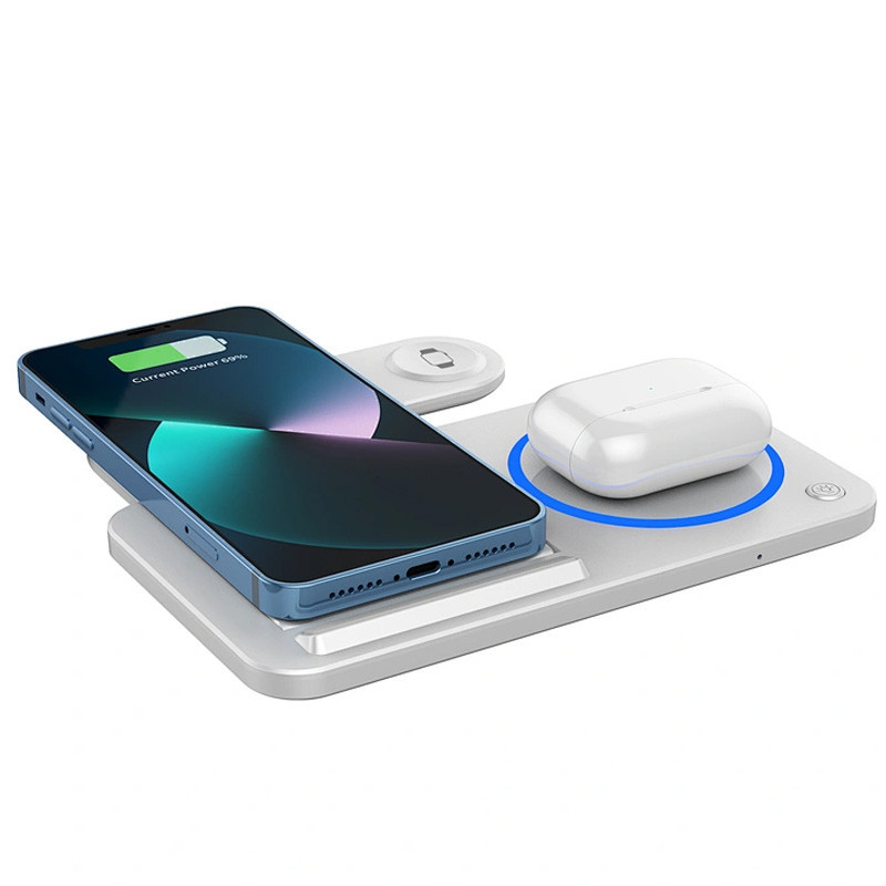 БЗУ WIWU Wi-W020 3 in 1 wireless charger Херсон - изображение 7