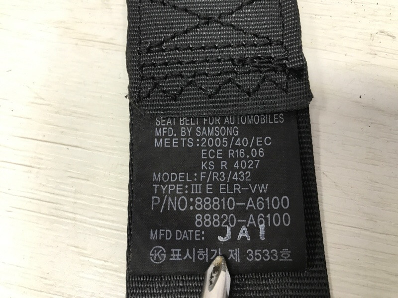 Ремень безопасности передний левый Hyundai I30 GD 1.6 DIESEL D4FB 2011 (б/у) Киев - изображение 4