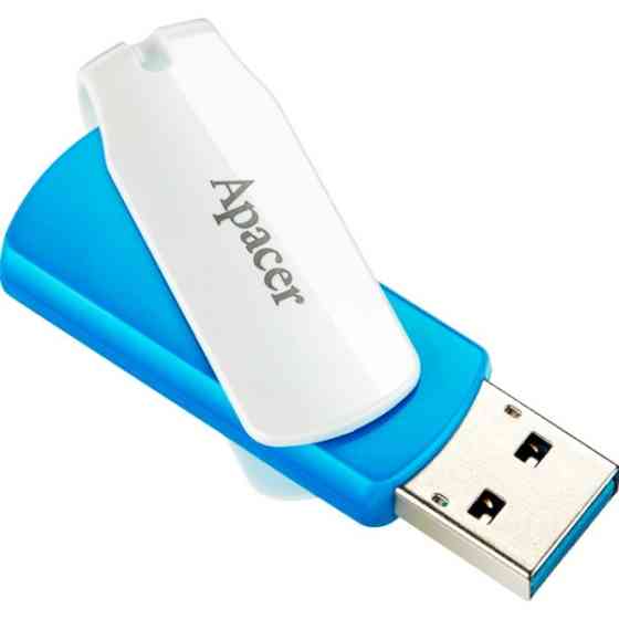 Флеш пам'ять APACER AH357 128GB USB 3.2 Blue/White (AP128GAH357U-1) Харків
