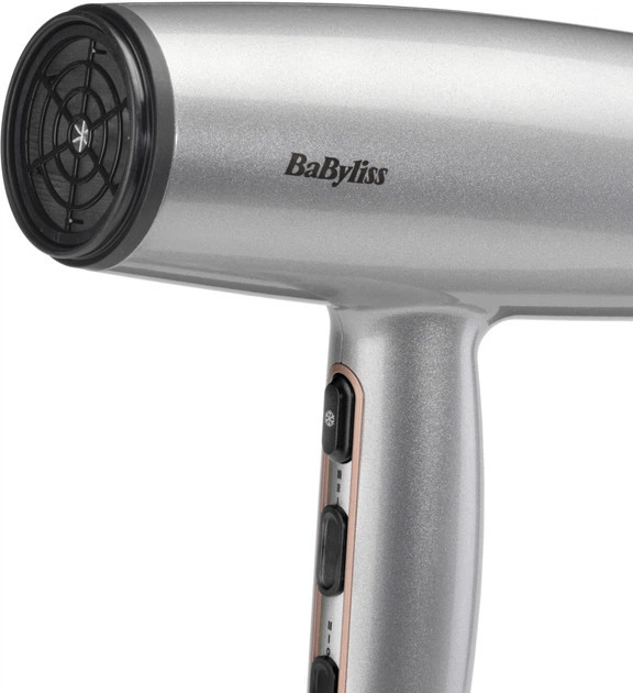 Фен Babyliss D580DE 2100 Вт серебристый Київ - зображення 10
