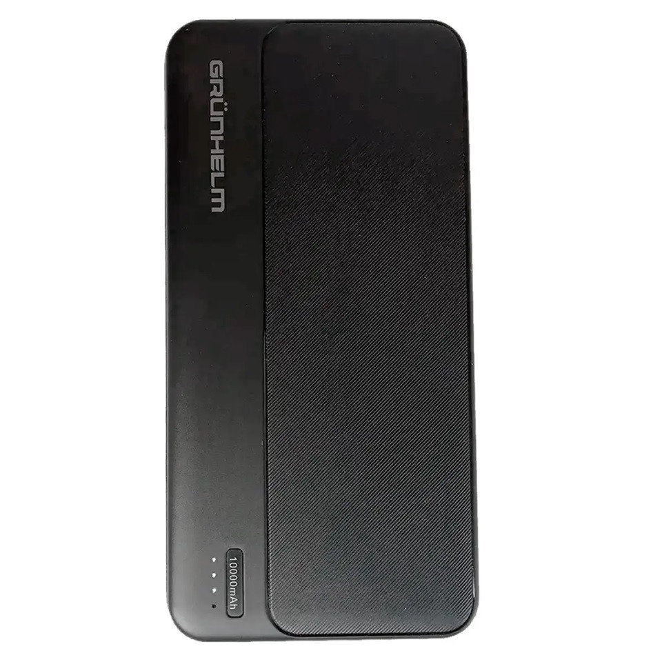 Повербанк Power bank Grunhelm GP-10B 10000 mAh черный Київ - зображення 1