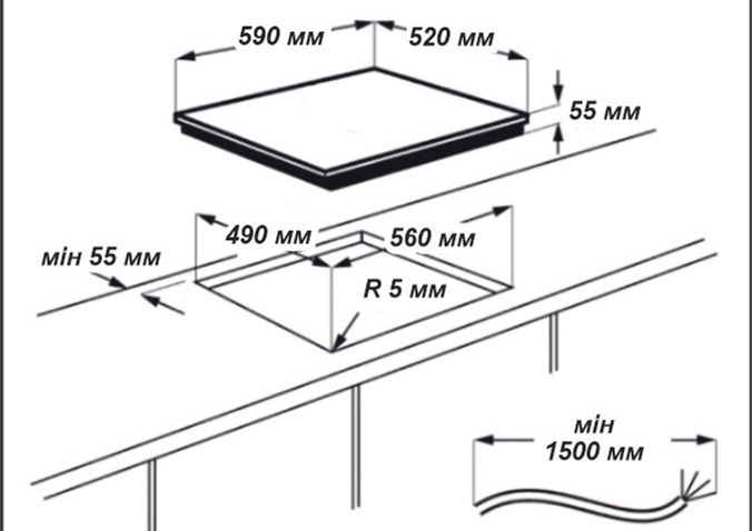 Индукционная варочная поверхность Grunhelm GPI 995 B  (4 конфорки) FLEXI  (101592) Киев - изображение 10