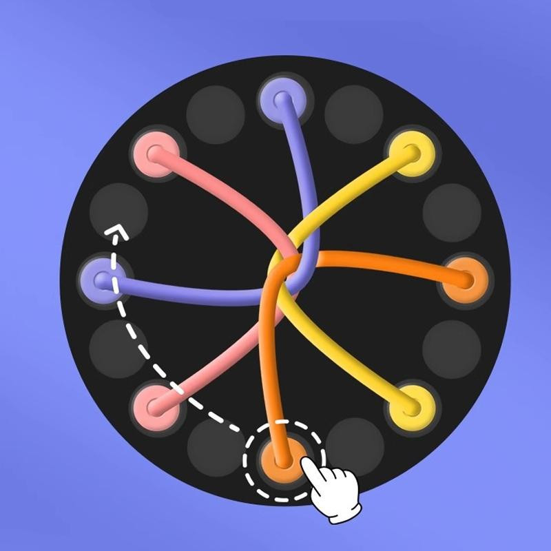 Настольная интерактивная игра Ummi M8J Rope Untangling Game Херсон - зображення 4