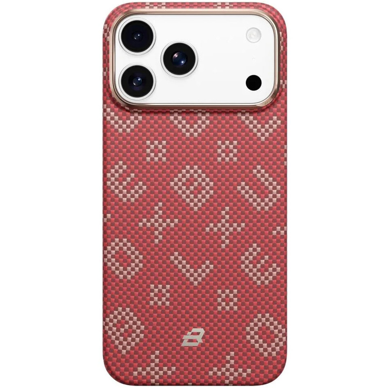 TPU+PC чехол Blueo Gilded Tactile Woven with Magnetic Fit для Apple iPhone 17 Pro (6.3") Херсон - зображення 3