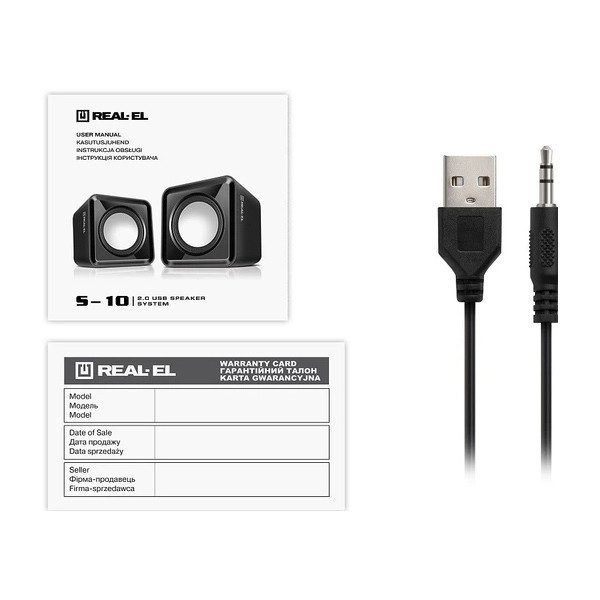 Акустична система REAL-EL S-10 Black (EL121100020) (Код товару:43313) Харків - зображення 9