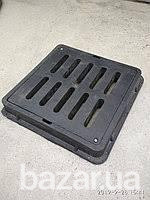 Дождеприёмник полимерпещанный 400х450 с замком В125 Киев - изображение 1