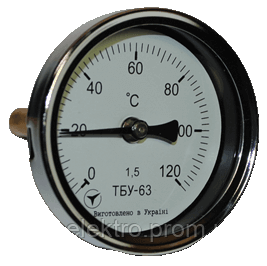 Термометр биметаллический осевой ТБУ-63 (ТБУ 63, ТБУ63, ТБ-63, ТБ-063, ТБ 63, ТБ63, ТБП) Київ - зображення 4