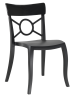 Стул Papatya Opera-S сиденье черное, верх черный Киев