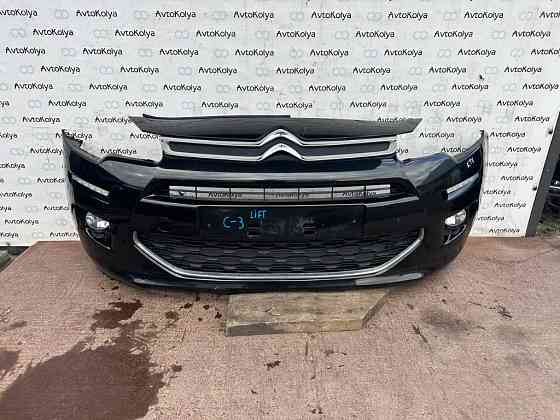 Бампер передний в сборе Citroen C3 2012-2015 (рестайлинг) Ковель
