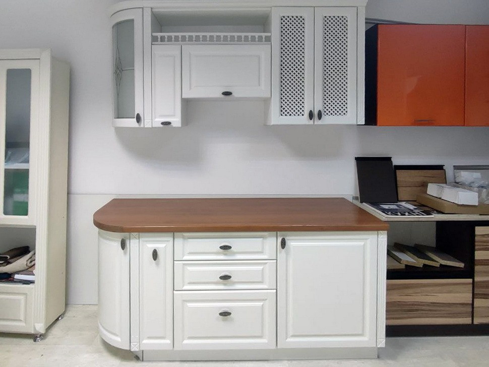 Готова кухня Люкс: біла, пряма ширина 1800 мм. Київ - зображення 1