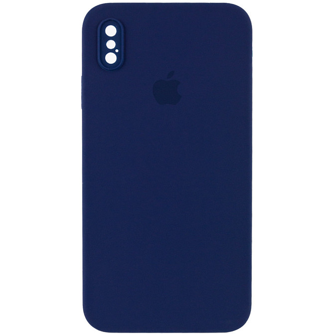 Чехол Silicone Case Square Full Camera Protective (AA) для Apple iPhone XS Max (6.5") Херсон - зображення 1