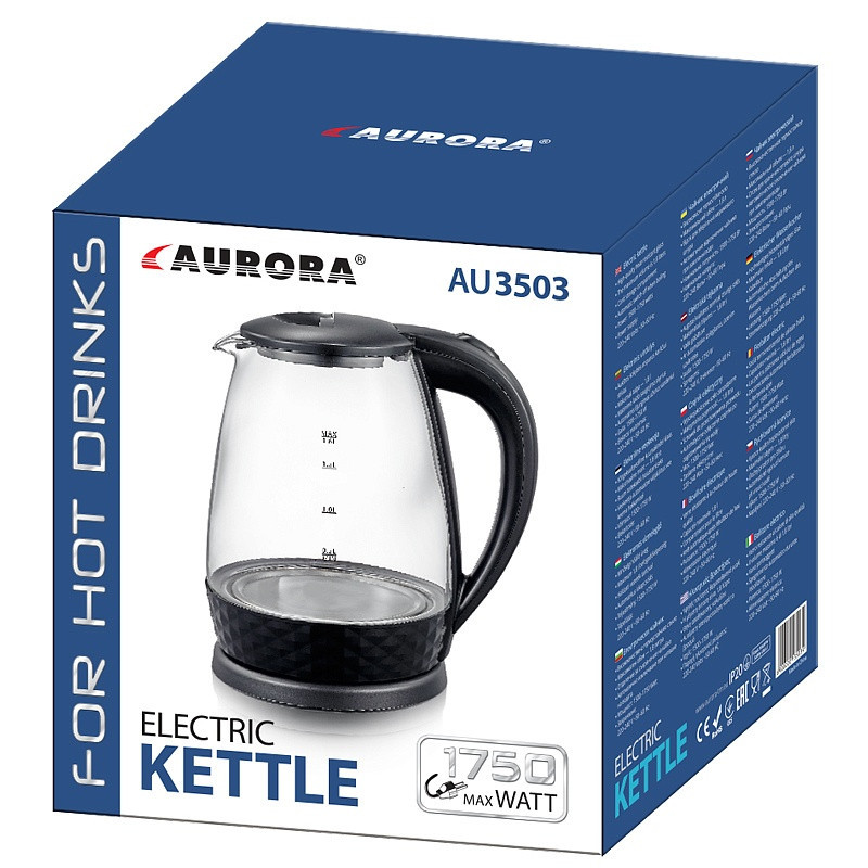 Чайник электрический Aurora 3503AU 1.8 л Київ - зображення 4