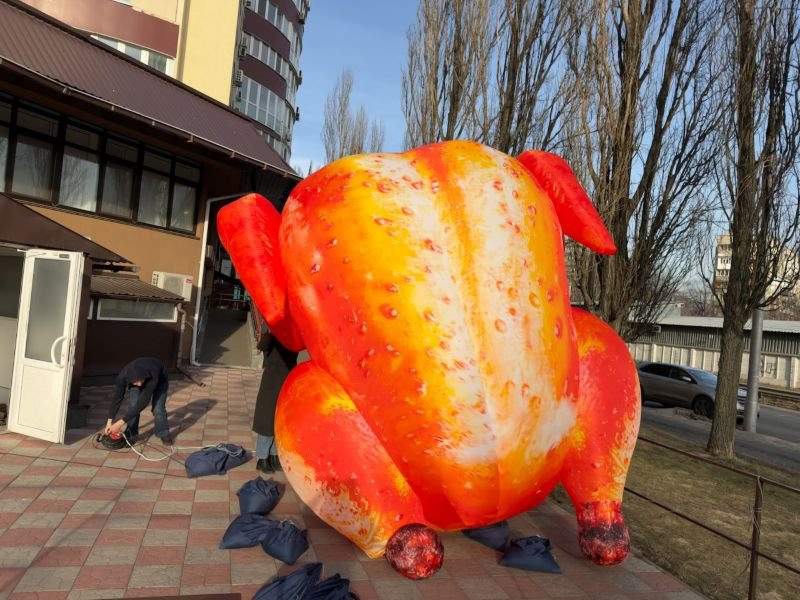 Наружная реклама надувная мобильная Привлечение покупателей 3.4 м Киев - изображение 9