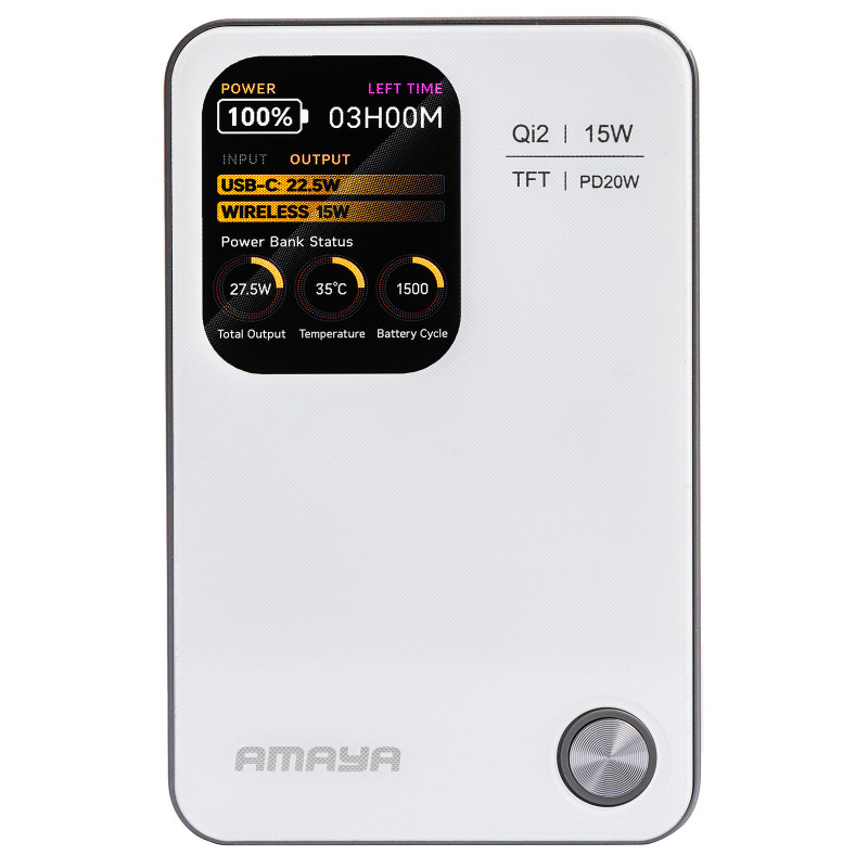Портативное ЗУ Power Bank Amaya W053C PD20W с БЗУ 5000 mAh Херсон - изображение 4