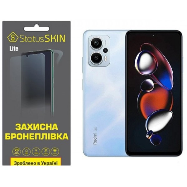 Поліуретанова плівка StatusSKIN Lite на екран Xiaomi Redmi Note 12T Pro Матова (Код товару:32449) Харьков - изображение 2