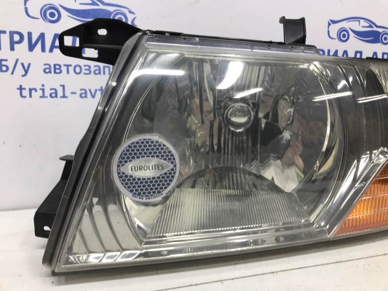Фара левая галоген Mitsubishi Pajero Wagon 3 3.2 ДИЗЕЛЬ 4M41 1999 (б/у) Київ - зображення 3