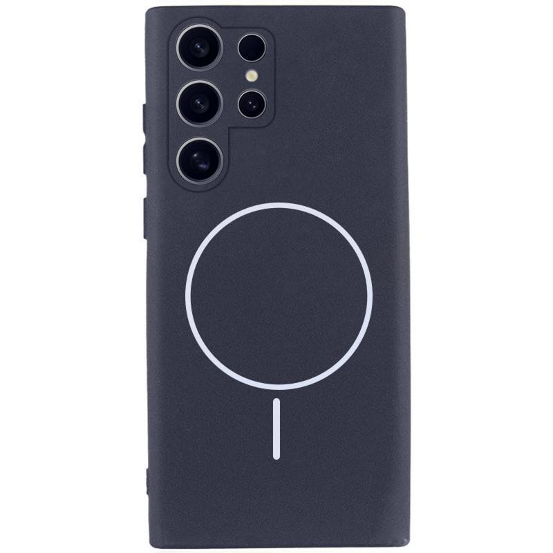 Чехол Silicone Cover Lakshmi Full Camera (AA) with Magnetic Fit для Samsung Galaxy S24 Ultra Херсон - зображення 1