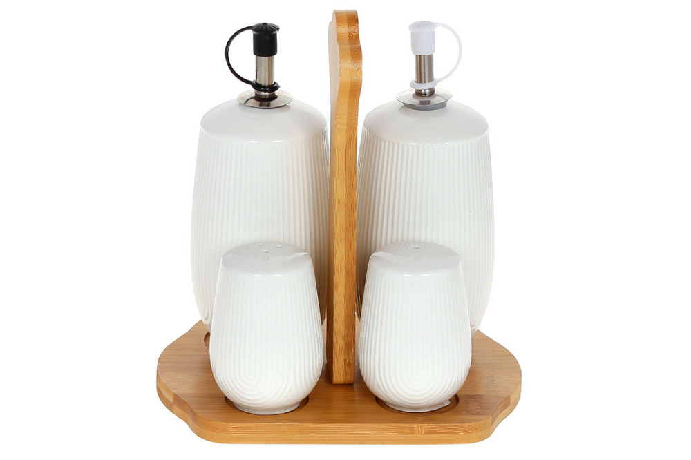 Набір для спецій Bona Di Naturel 289-400 5 предметів Київ - зображення 1