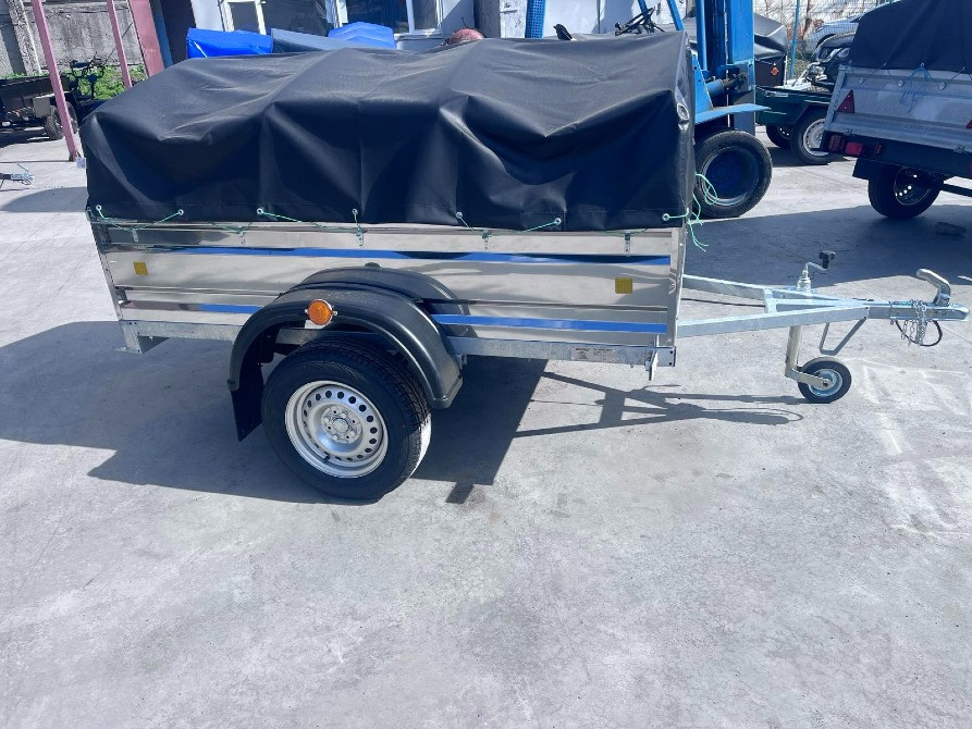 Одновісний причіп із нержавіючої сталі "Дніпро-200х130х40" Шостка - зображення 2
