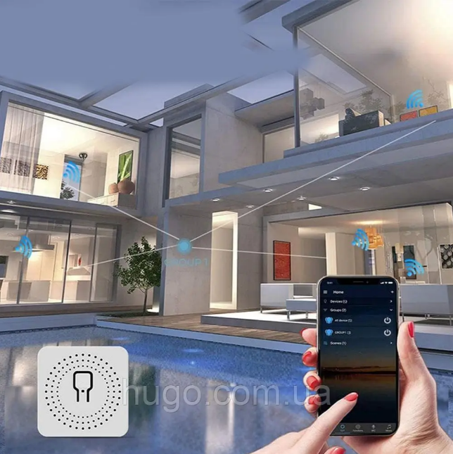 Бездротовий WiFi вимикач з таймером Smart Home,16A / Розумне реле для розумного будинку . Одеса - зображення 7
