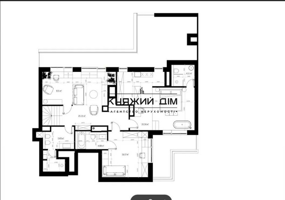 Продаж двухрівнева квартира ЖК Варшавський КОД 21146957 Київ - зображення 11