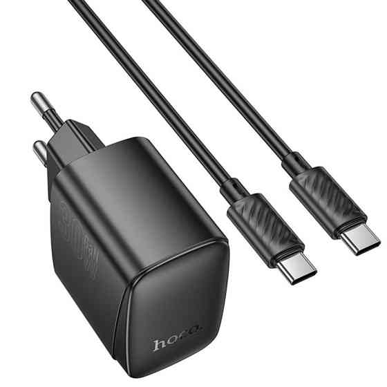 СЗУ Hoco CS61A Bright PD30W+QC3.0 (1USB-A/1C) + кабель Type-C to Type-C Херсон