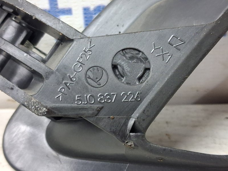 Ручка двери внутренняя правая Skoda Fabia 2007-2014 5J0837226 (Арт. 78481) Київ - зображення 3