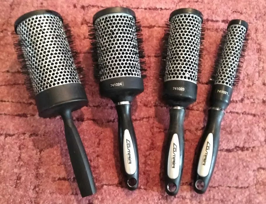 Набор щёток круглых для сушки феном Comair Вишневе - зображення 1