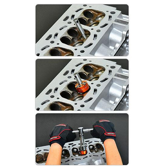 Набор фрез регулируемых (шарошки) для седел клапанов ДВС 15ед.  TOPTUL JGAI1502 Харьков - изображение 2