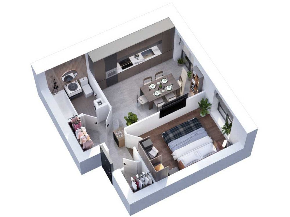 продажа 1-к квартира Киево-Святошинский, Гатное, 38700 $  - изображение 1