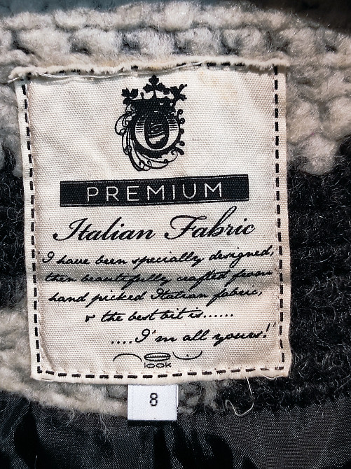 Півпальто(куртка)з каптуром,вовна,мохер, р.36,Premium Italian Fabric Самбір - зображення 4