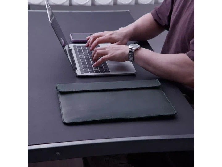 Чехол для ноутбука винтажный Incarne Klouz MacBook Air 13" 2018-2025 klouz-green-vintage-air-13 зеле Київ - зображення 5