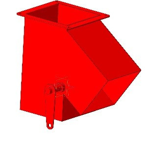 Клапан перекидний односторонній КОР 200х200 , 300х300 Київ - зображення 1
