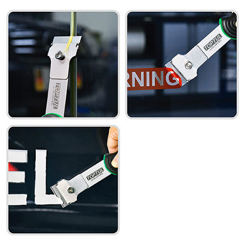 Скребок со сменным лезвием 40х205мм TOPTUL JJCJ0140 Харків - зображення 3