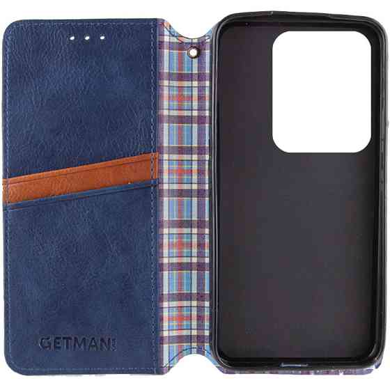 Кожаный чехол-книжка GETMAN Cubic (PU) для Motorola Edge 70 Fusion / 70 Fusion+ Херсон