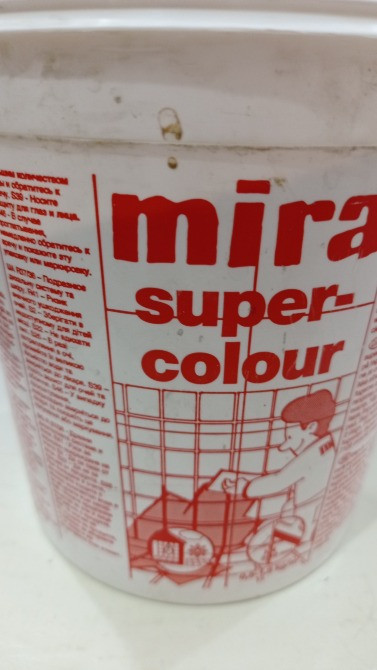 Затирка фуга для швов плитки Mira Supercolour 192 розовая 2 кг. Киев - изображение 1