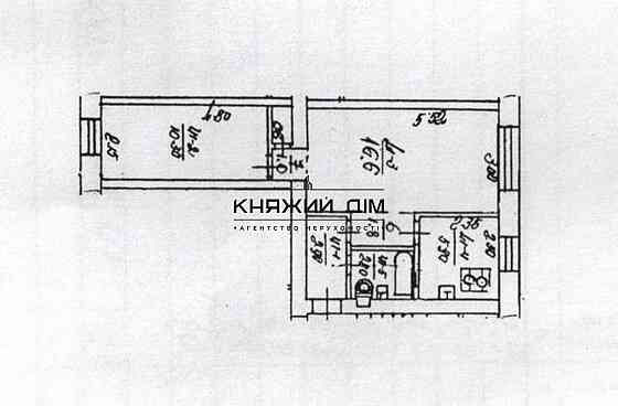 Оренда 2 комнт. суміж. на провулку Гордієнка м. Кловська 10 хв. №11168374 Киев
