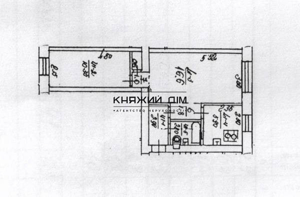 Оренда 2 комнт. суміж. на провулку Гордієнка м. Кловська 10 хв. №11168374 Київ - зображення 2