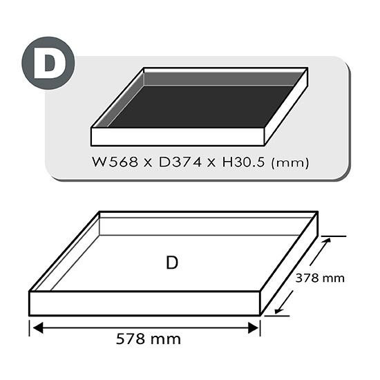 Набор бит впресованных в головку 1/4", 3/8", 1/2" 135ед. (в ложементе, тип D) TOPTUL GED1351 Харків - зображення 2