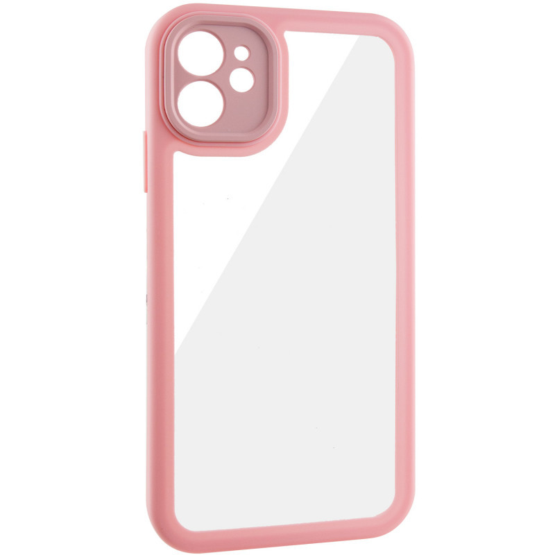 TPU чехол Transparent + Colour 1,5mm для Apple iPhone 12 (6.1") Херсон - изображение 3